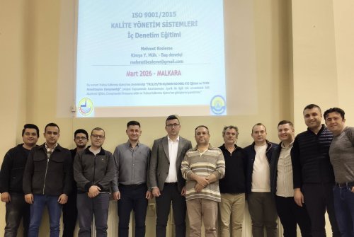 "Iso 9001 Kali̇te Yöneti̇m Si̇stemi̇ Eği̇ti̇mi̇ Ve Tobb Akredi̇tasyon Danışmanlığı Projesi̇" Eği̇ti̇mleri̇ Düzenlendi̇
