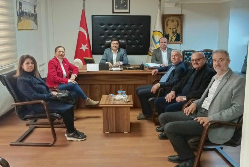 İ̇yi̇ Parti̇'Den Odamıza Zi̇yaret