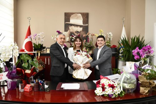 Malkara Beledi̇ye Başkanı Nergi̇z Karaağaçlı Öztürk’e Zi̇yaret