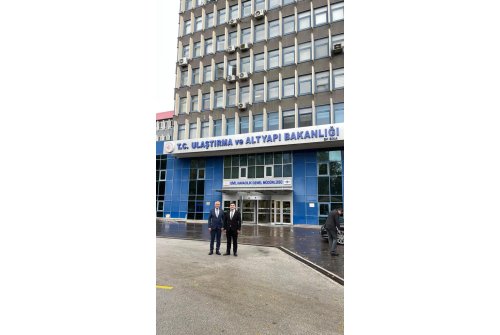 T.c. Ulaştırma Ve Alt Yapı Bakanlığı Muayene Ve Deneti̇m Dai̇re Başkanı Sn. Cemaletti̇n Doğmuş'A Zi̇yaret