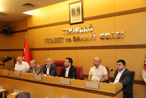 Tekirdağ İ̇li Oda Ve Borsaları Müşterek İ̇stişare Toplantısı