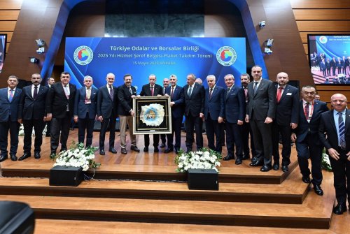 Tobb 2025 Yılı Hizmet Şeref Belgesi Ve Plaket Takdim Töreni