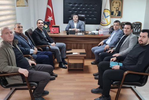 Trakya Elektrik Dağıtım A.ş. (Tredaş) Tekirdağ İ̇l Müdürü Arif Tanılır, Kamulaştırma Müdürü Deniz Okur, Malkara İ̇şletme Şefi Hüseyin Duygu Ve Elektrik Mühendisi Uğur Ataman Yönetim Kurulu Başkanımız Tevfik Yamanoğlu’nu Makamında Ziyaret Etti.????